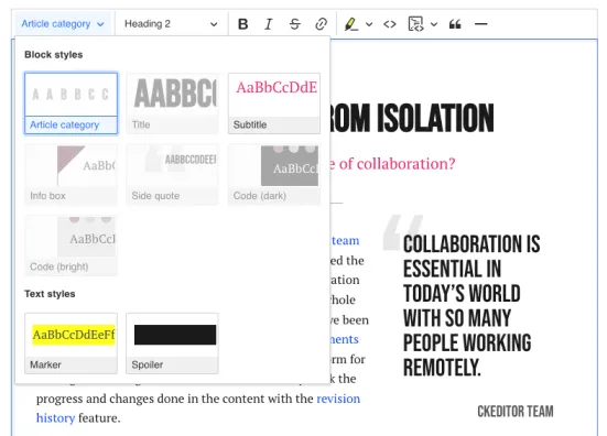 Rozbudowany edytor treści CKEditor