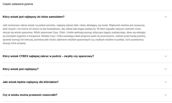 FAQ w sklepie