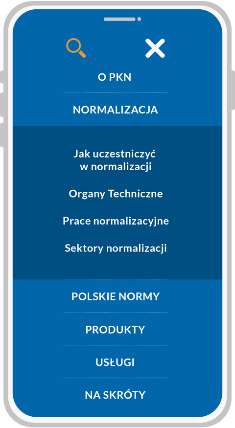 Wersja mobilna strony PKN widok-mobilny-pkn