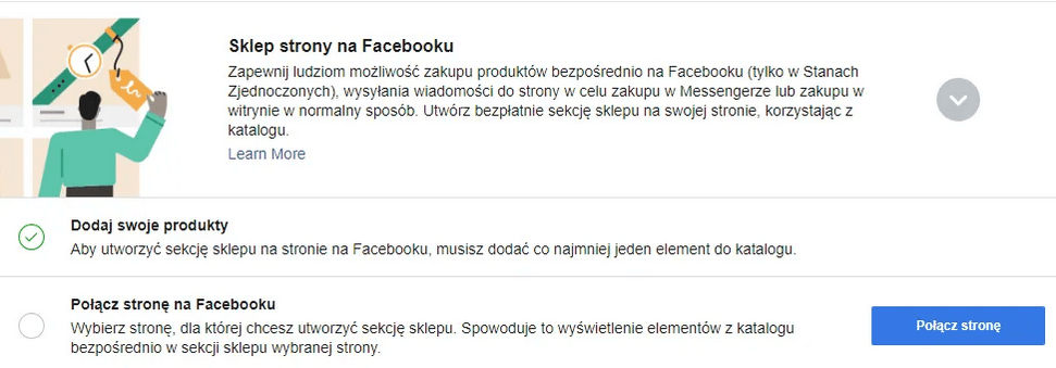Jak połączyć stronę z katalogiem produktów FB? Połączenie strony z katalogiem produktów FB