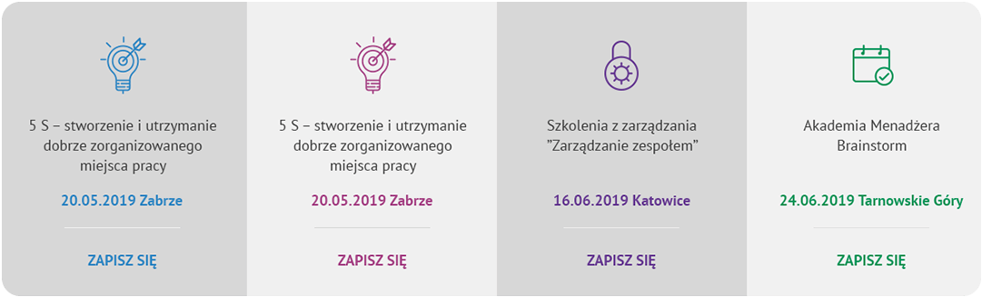 Zapisy na szkolenia na stronie Brainstorm Zapisy na szkolenia Brainstorm