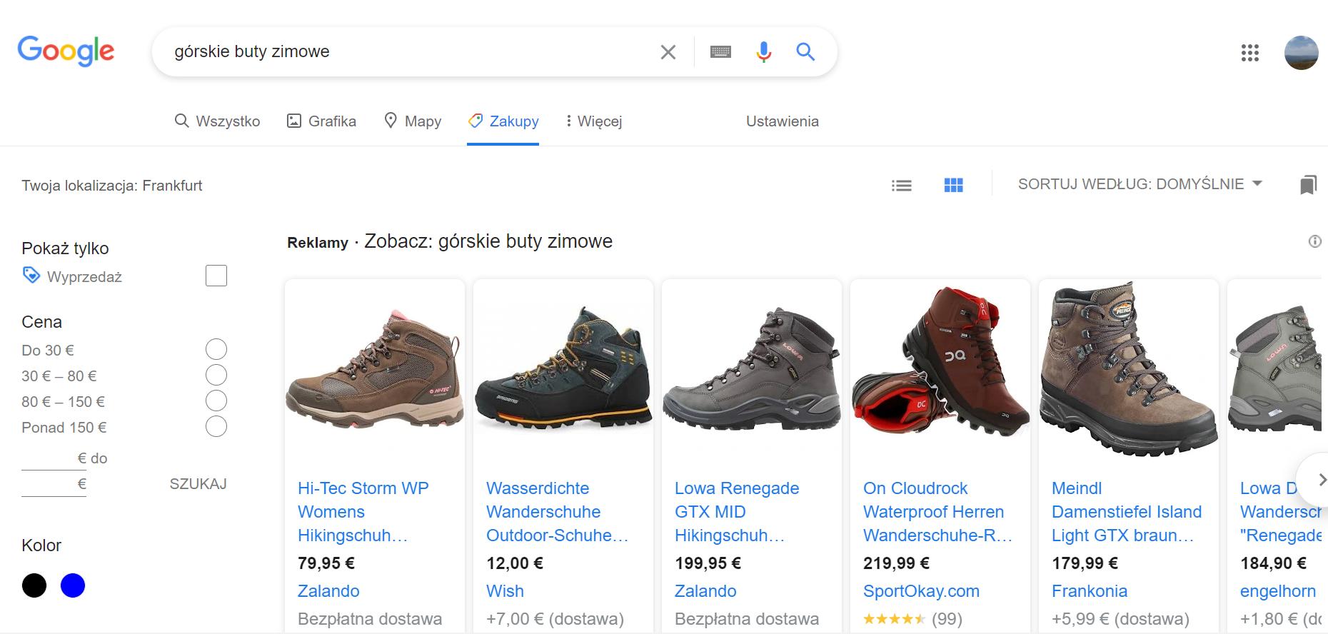 Znaczenie kolorów - przykład Znaczenie kolorów - przykład